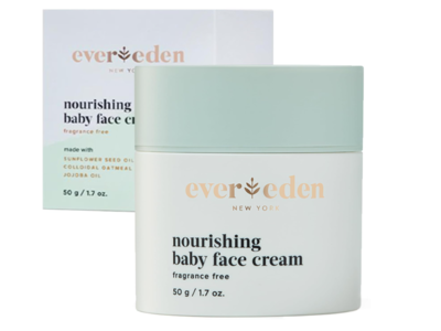 Ever Eden Nourishing Baby Face Cream, Unscented, 1.7 fl oz/50 mL