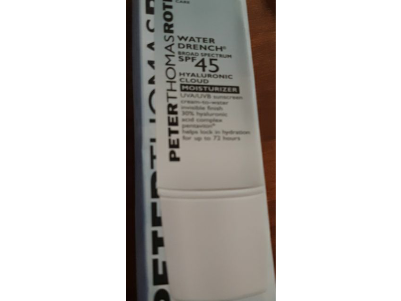 Peter Thomas Roth Water Drench Hyaluronic Cloud Moisturizer, SPF 45, 0.67 fl oz/20 mL