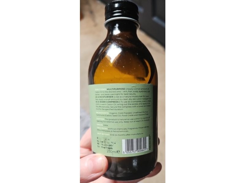 Fushi Organic Castor Oil, 250 mL