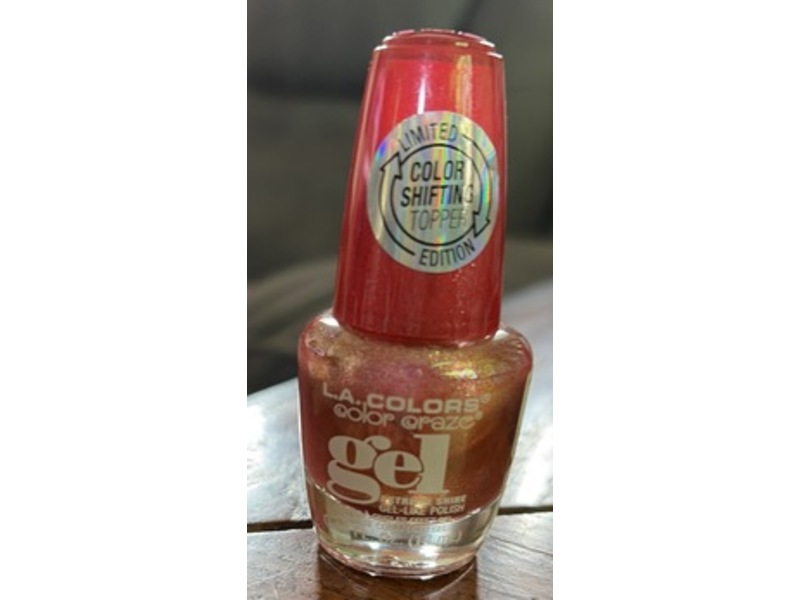 L.A. Colors Color Craze Gel Extreme Shine Gel-Like Polish, CNL673 Zodiac, 0.44 fl oz/13 mL