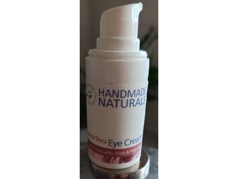 HandMade Naturals Eye Cream, Rose & Shea, 15 mL