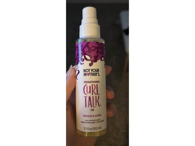 Not Your Mother's Strengthening Curl Talk Oil, Defrrizzers& Define, 3.3 fl oz/100 mL, Pack Of 2