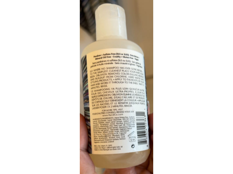 R+Co Oblivion Clarifying Shampoo, 6 fl oz/177 mL
