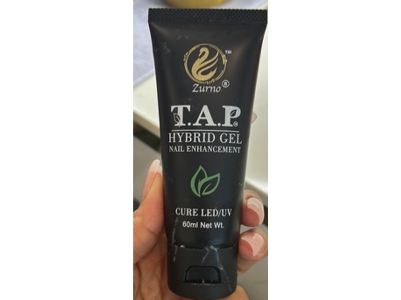 Zurno Tap Hybrid Nail Enhancement Gel, 02 French White, 60 mL