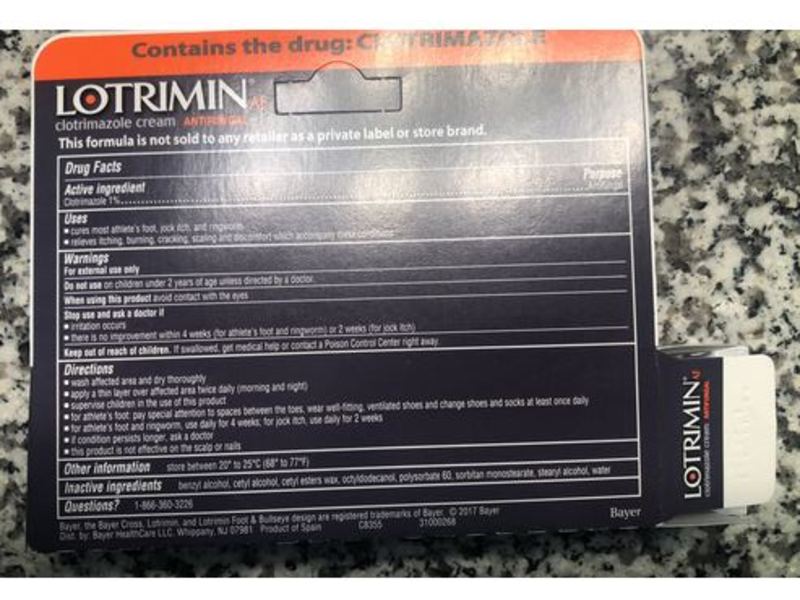 Lotrimin Athlete's Foot Lotrimin AF Antifungal Cream, 1.1 oz/30 g
