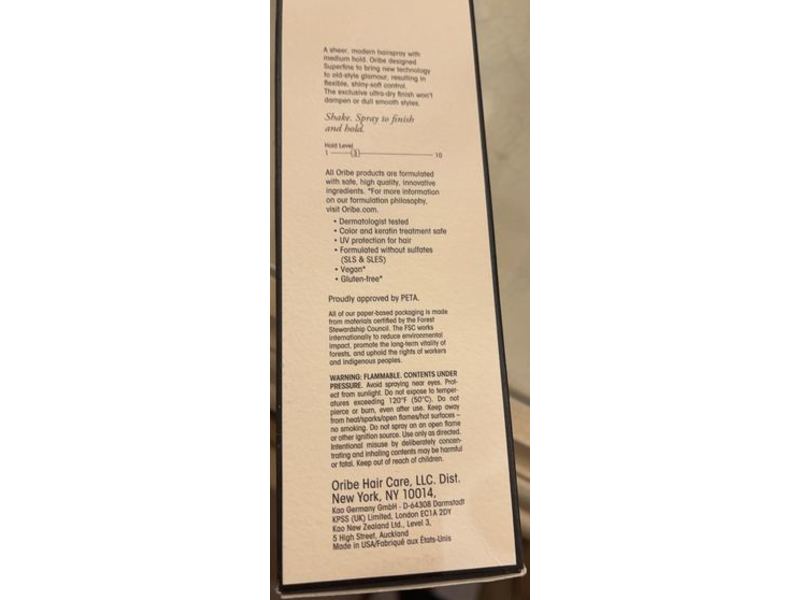 Oribe Superfine Hair Spray, 9 oz/300mL
