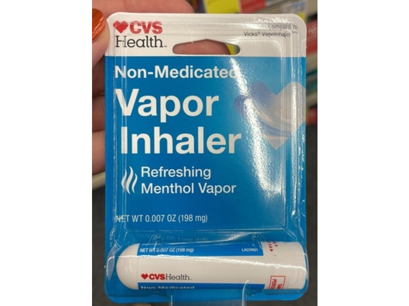 CVS Health Vapor Inhaler, Refreshing Menthol, 0.007 oz