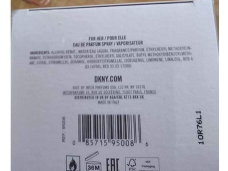 DKNY Eau De Parfum Spray, Be Delicious Fresh Blossom, 3.4 fl oz/100 mL