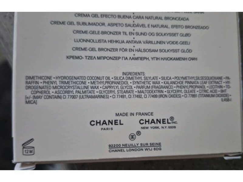 Chanel Healthy Glow Bronzing Cream, 390 Soleil Tan Bronze, 1 fl oz/30 g