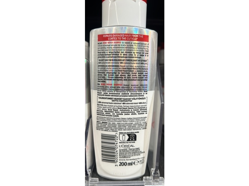 L'oreal Paris Elvital Bond Repair Shampoo, 200 mL