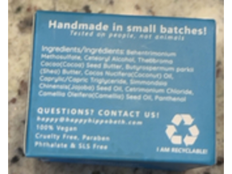 Happy Hippy Tangle Tamer Super Awesome Conditioner Bar, 105 g