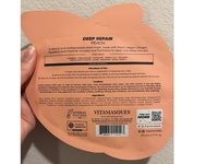 Vitamasques Deep Repair Sheet Mask, Peach, 0.77 fl oz/23 mL - thumbnail 3
