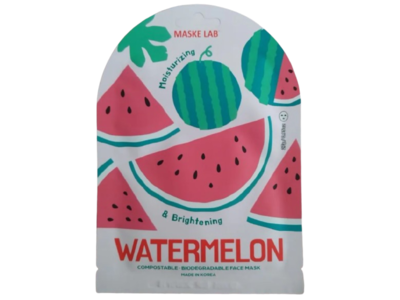 Maske Lab Moisturizing & Brightening Face Mask, Watermelon, 0.95 oz/27 g