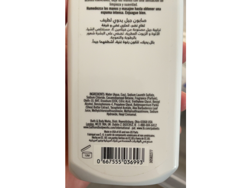 Bath & Body Works Afternoon Apple Picking Gentle Gel Hand Soap, 8 fl oz/236 mL