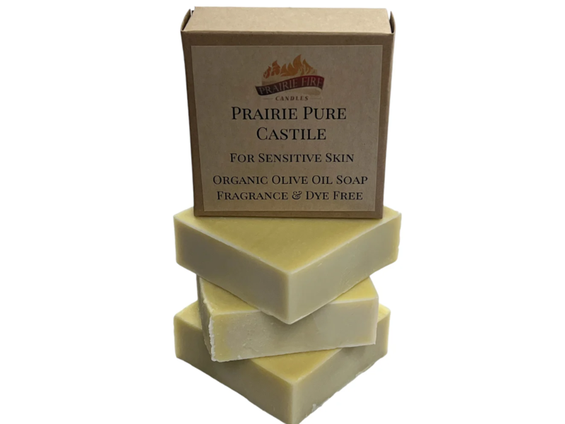 Prairie Fire Candles Organic Olive Oil Soap, 4.25 oz/121 g, Pack Of 3