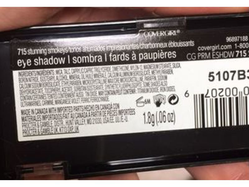 CoverGirl Eyeshadow Quads, Stunning Smokey 715, 0.06 oz/1.8 g