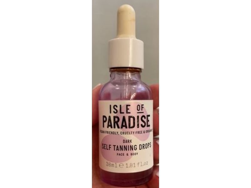 Isle of Paradise Self-Tanning Drops, Dark, 1.01 fl oz/30 mL