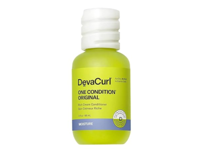 DevaCurl One Condition Original Rice Cream Conditioner, 3 fl oz/88 mL
