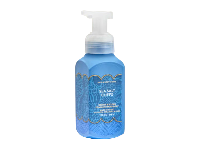 Bath & Body Works Gentle & Clean Foaming Hand Soap, Sea Salt CLiffs, 8.75 fl oz/259 mL
