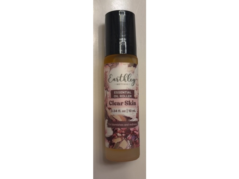Earthley Welness Clearskin Essential Oil Roller, 0.34 fl oz/10 mL