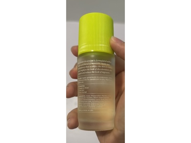 Saltair Serum Deodorant, Green Grapefruit + 5% AHA, 1.70 fl oz/50 mL