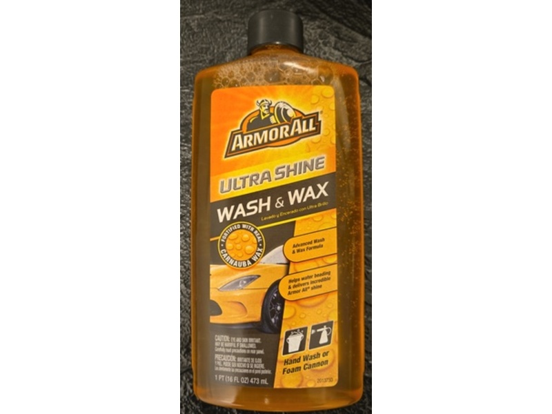Armor All Ultra Shine Car Wash and Wax, 16 fl oz/473 mL