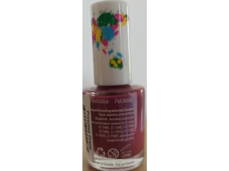 Suncoatgirl Water-Based Nail Polish, Princess Dress, 0.3 oz/9 mL