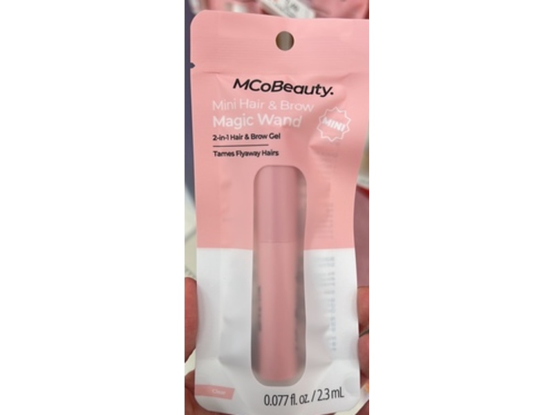 MCoBeauty Hair & Brow Magic Wand Brow Gel, Clear, 0.077 fl oz/2.3 mL