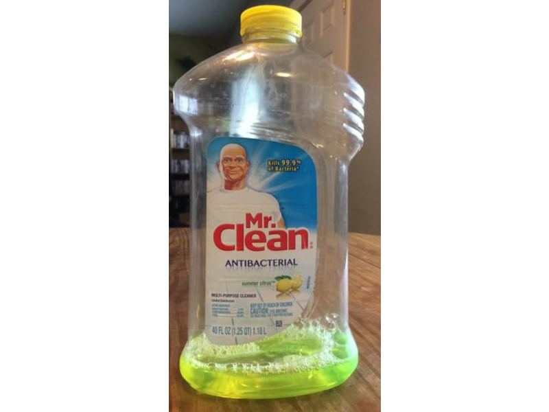 Mr.Clean Antibacterial Multi-Purpose Cleaner, Summer Citrus, 40 fl oz/1.18 L