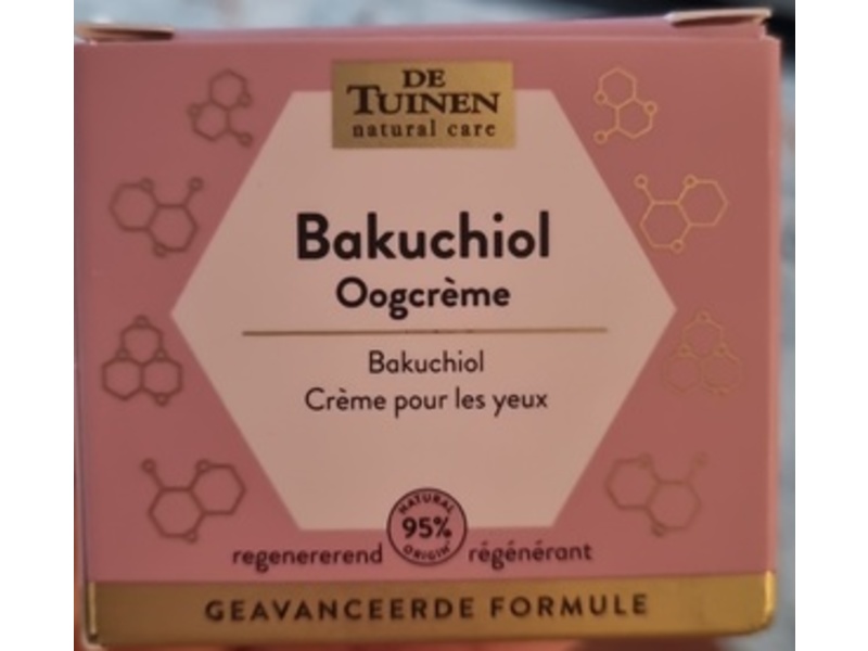 De Tuinen Natural Care Eye cream, Bakuchiol, 50 mL