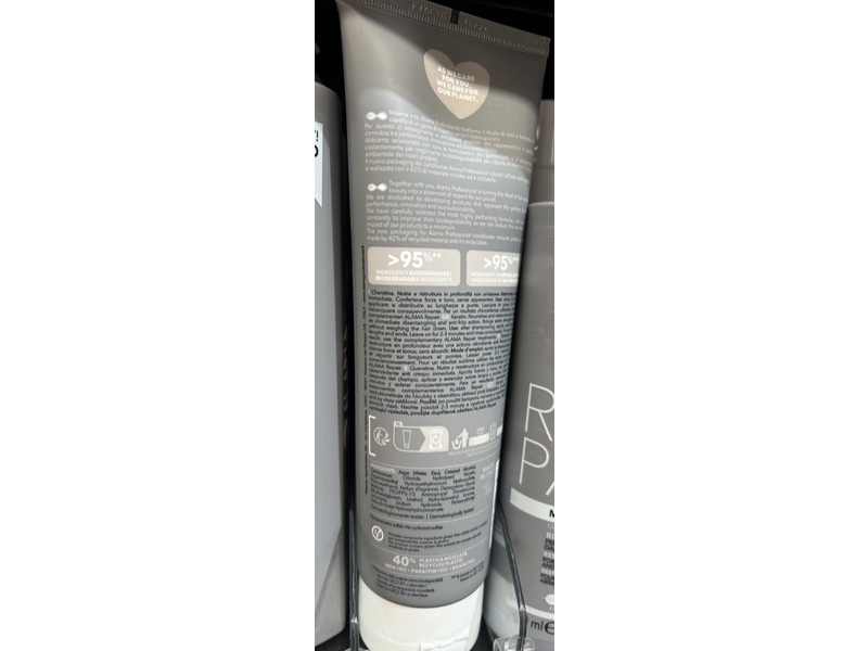 Alama Repair Conditioner, Keratin, 10.14 fl oz/300 mL