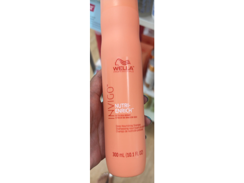 Wella Professionals Invigo Nutri-Enrich Shampoo, Goji Berry, 10.1 fl oz/300 mL