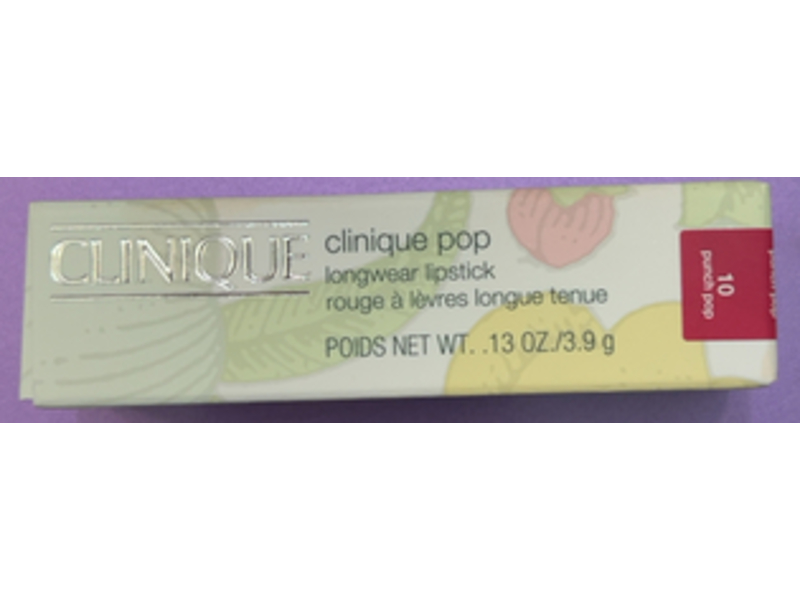 Clinique Pop Longwear Lipstick, 10 Punch Pop, 0.13 oz/3.9 g