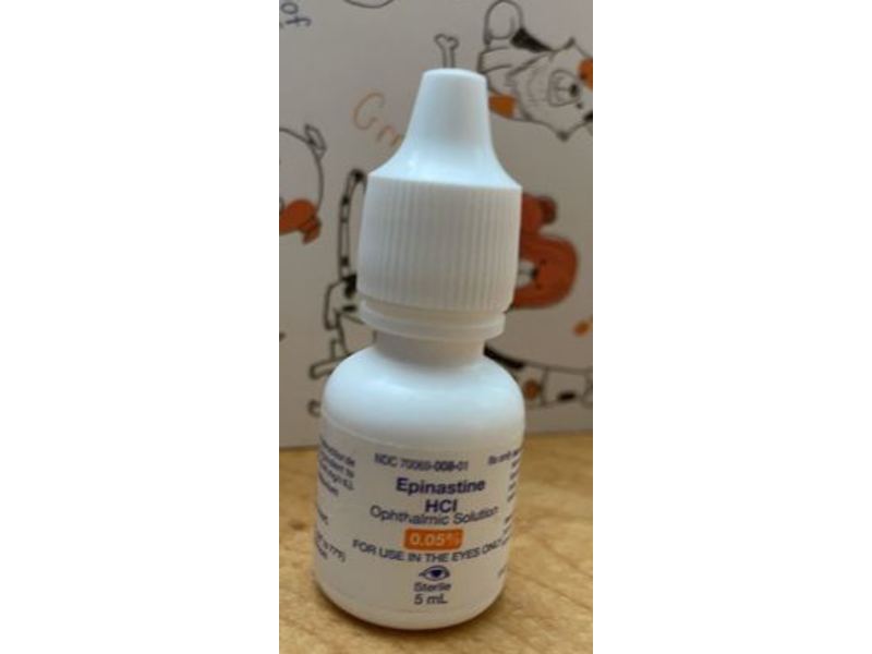 Epinastine HCl Ophthalmologic Solution 0.05%, 5 mL, Somerset (RX)