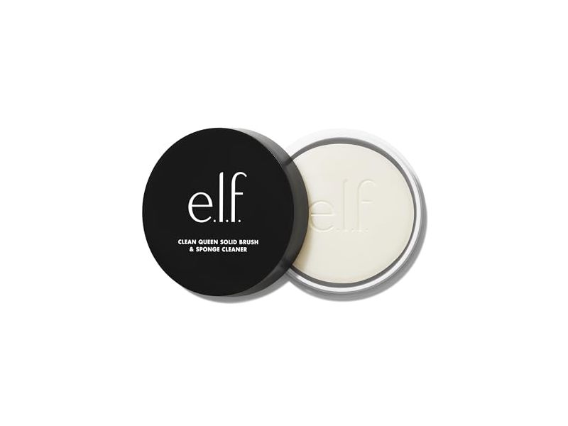 e.l.f. Clean Queen Solid Brush & Sponge Cleaner, 1.5 oz/43 g