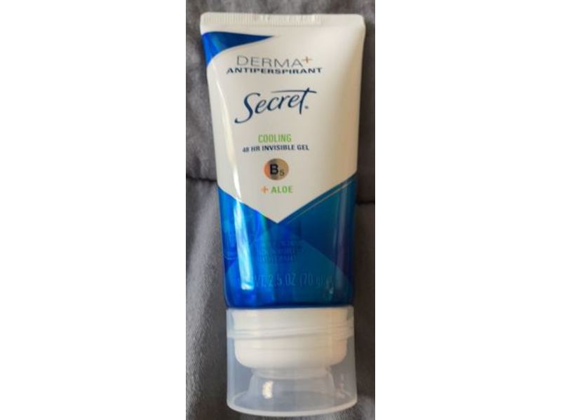 Secret Derma+ Antiperspirant, Cooling, 2.5 oz/70 g, Pack Of 3