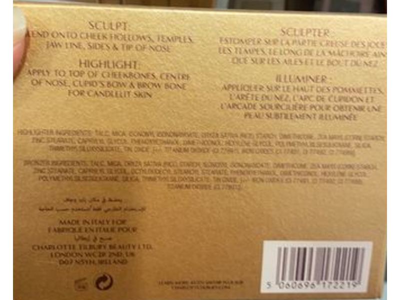 Charlotte Tilbury Filmstar Bronze & Glow, Light-Medium, 0.24 oz /10 g