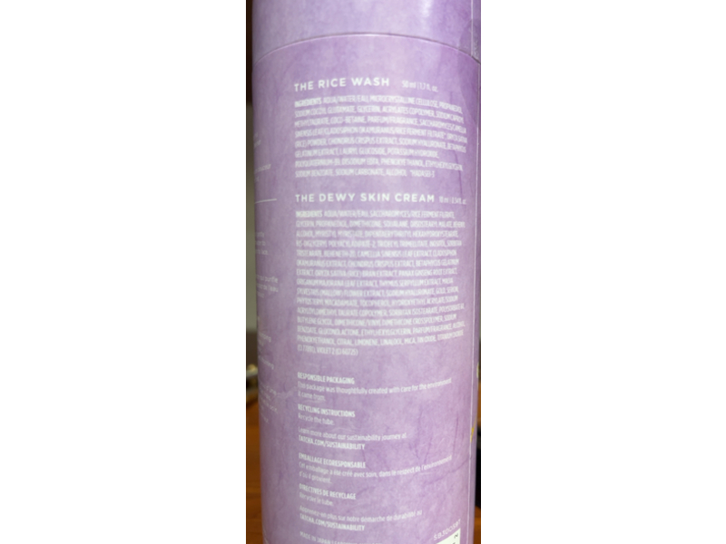 Tatcha Dewy Cleanse + Hydrate-Rice Wash Set