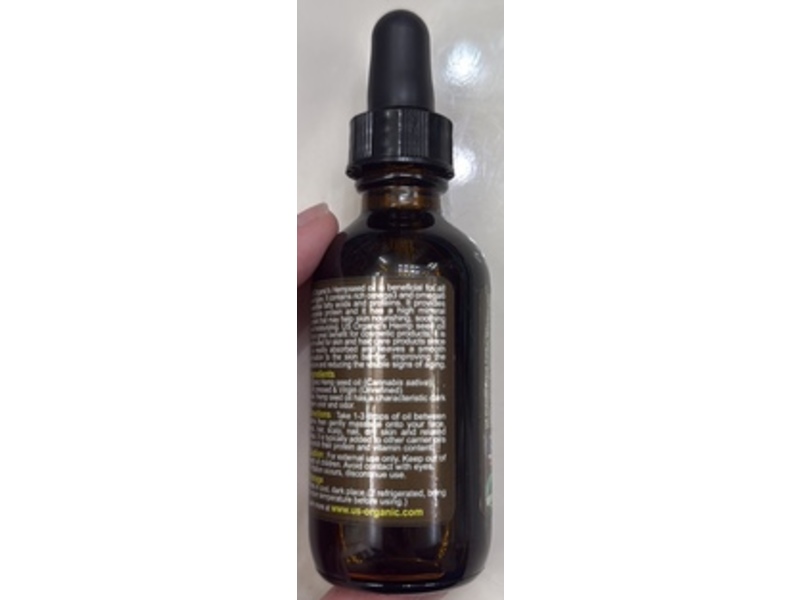 US Organic Reviving & Nourishing Hemp Seed Oil, 2 fl oz/56 mL
