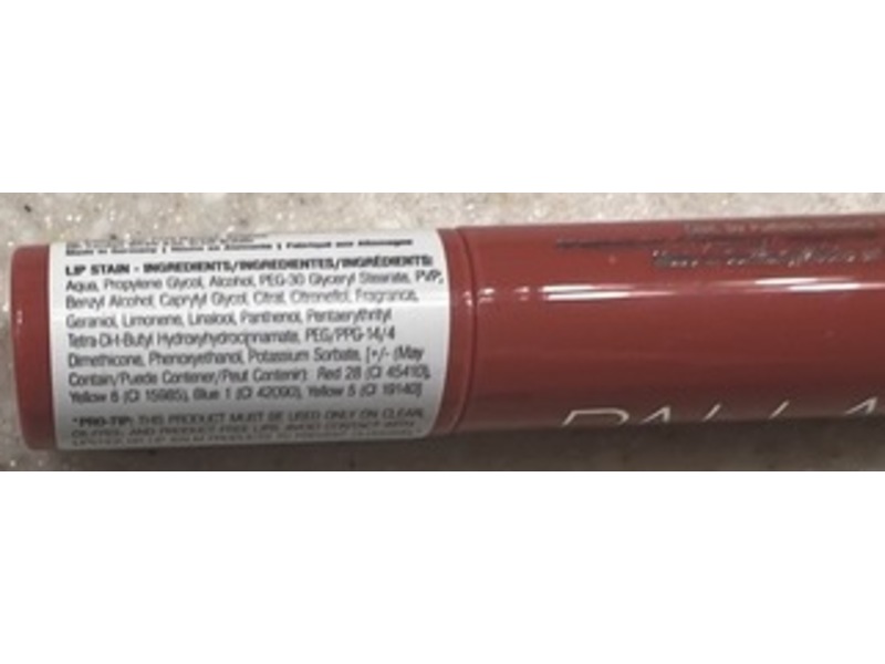 Palladio Lip Stain, Rose, 3 mL