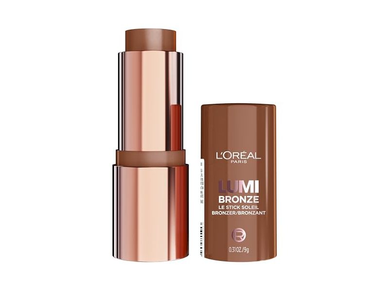 L'Oreal Paris Lumi Bronze Le Stick Soleil Bronzer Stick, 130 Sunset Doré, 0.31 oz/9 g
