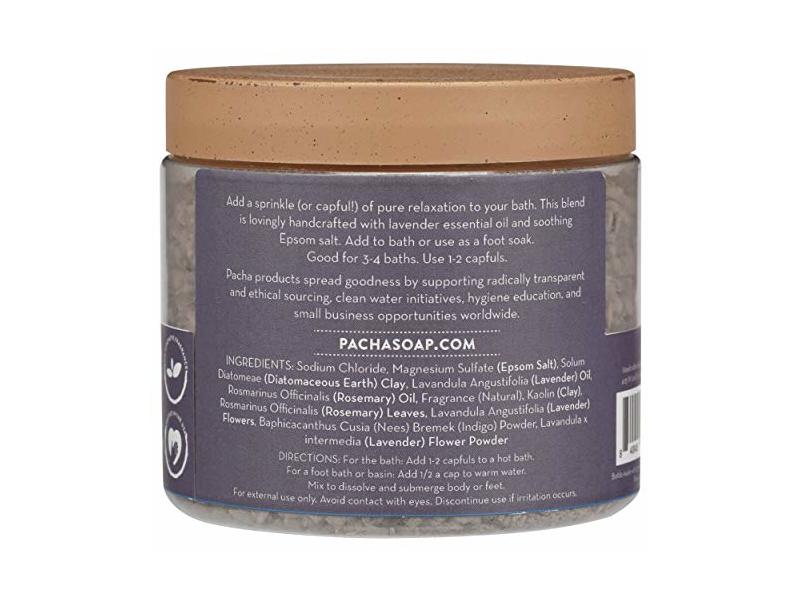 Pacha Soap Co Mineral Soak French Lavender, 16 oz (454 g)