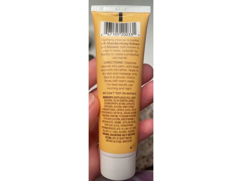 Earth To Skin Honey Manuka Cleanser, 1.o fl oz/29.5 mL