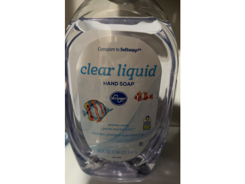 Kroger Clear Liquid Hand Soap, 50 fl oz/1.47 L