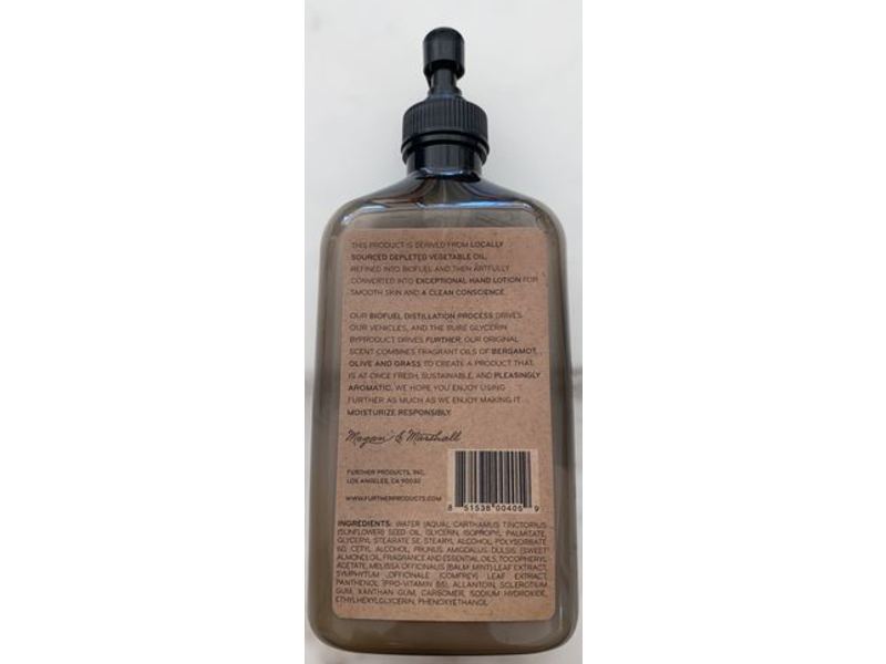 Further Moisturize Responsibly Hand Lotion, 16 fl oz/473 mL