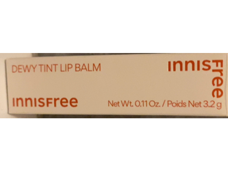 Innisfree Hydrating Dewy Tint Lip Balm, Love Beige, 0.11 oz/3.2 g