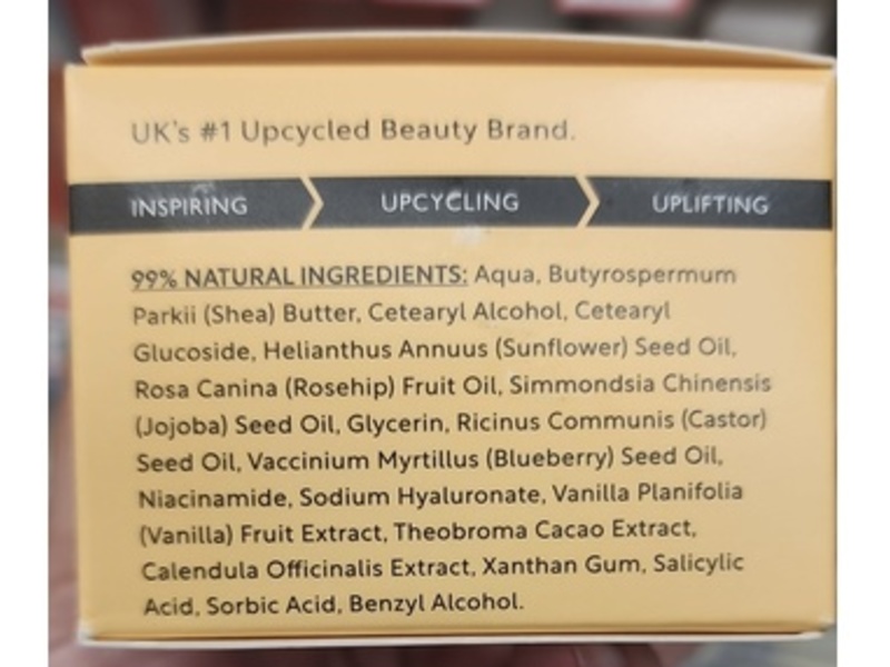 Upcircle Night Cream, Hyaluronic Acid, 1.85 fl oz/55 mL