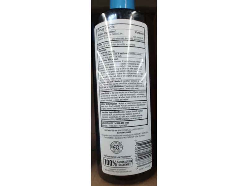 Winco Therapeutic Anti-Dandruff Shampoo, 16 fl oz/473 mL