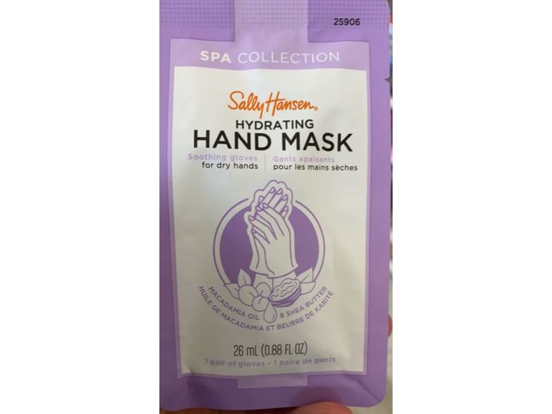 Sally Hansen Hydrating Hand Mask, Spa Collection, 0.88 fl oz/26 mL