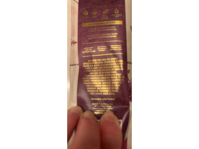 Bath & Body Works Together Weather Body Cream, Shea Butter + Hyaluronic Acid, 8 oz/226 g